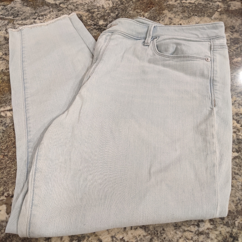 LOFT curvy skinny ankle jeans size 14/32